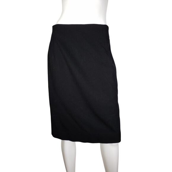 Wheaton & Katz Dresses & Skirts - Vintage Wheaton & Katz Ltd Womens Sz 12 Skirt Black Pencil Wool Office Career